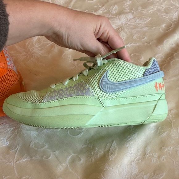 Nike Kids Colorblock Sneakers - Orange & Mint - Picture 7 of 12